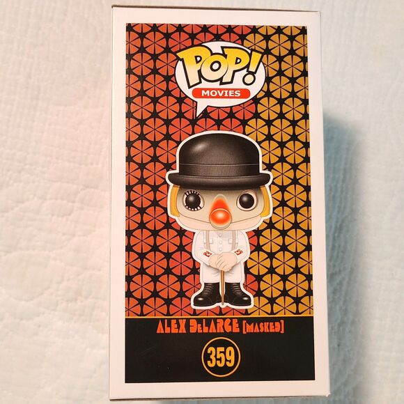 Funko Pop Clockwork Orange Alex DeLarge Masked Figure #359 - Picture 3 of 10